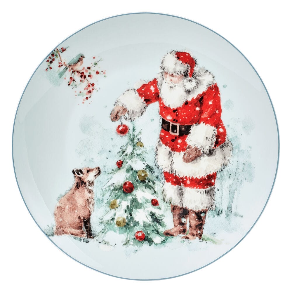 Magical Santa Set of 4 Salad Plates