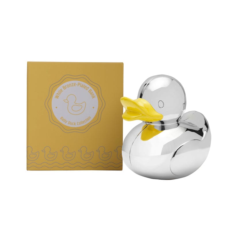 Baby Duck Silverplate Coin Bank