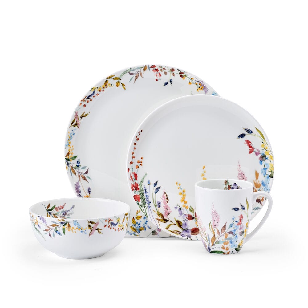 Brie 16 Piece Dinnerware Set, Service for 4