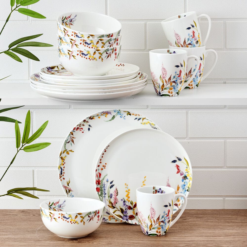 Brie 16 Piece Dinnerware Set, Service for 4