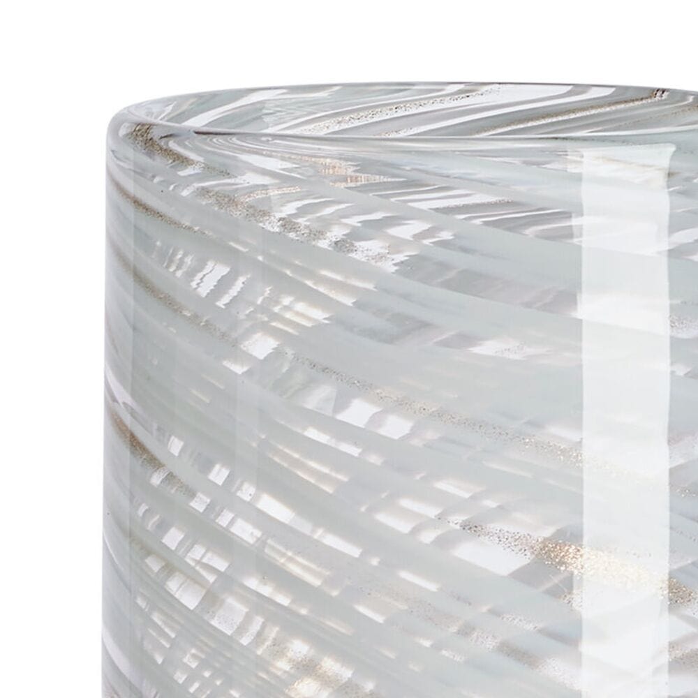 Color Swirl Gray Set of 4 Highball Glasses