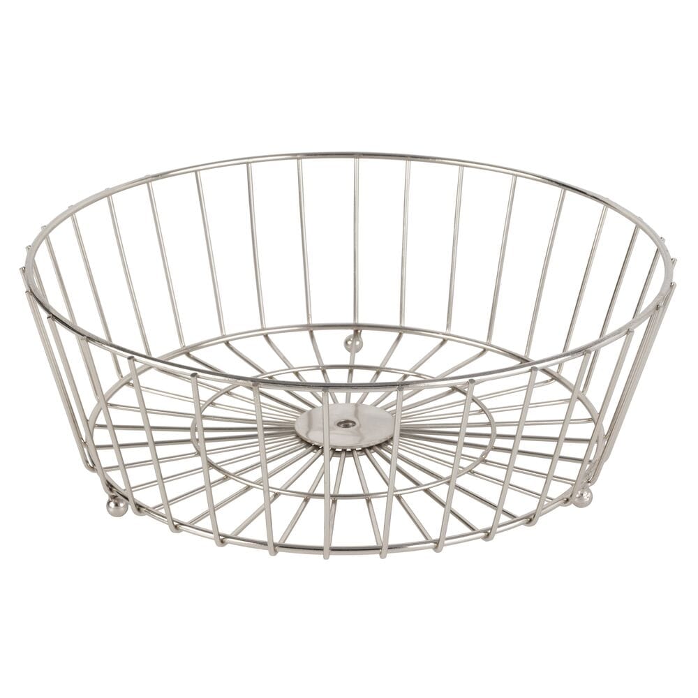 Geneva Nickel 2 Tier Fruit Storage Basket