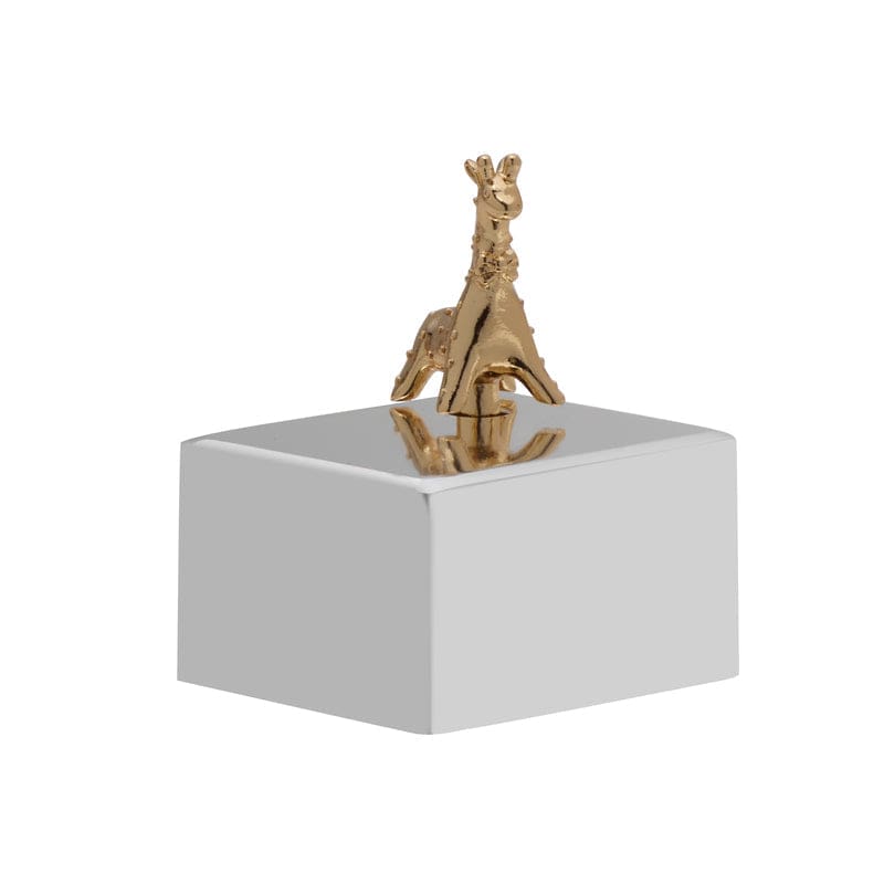 Baby Giraffe Nickelplate Music Box