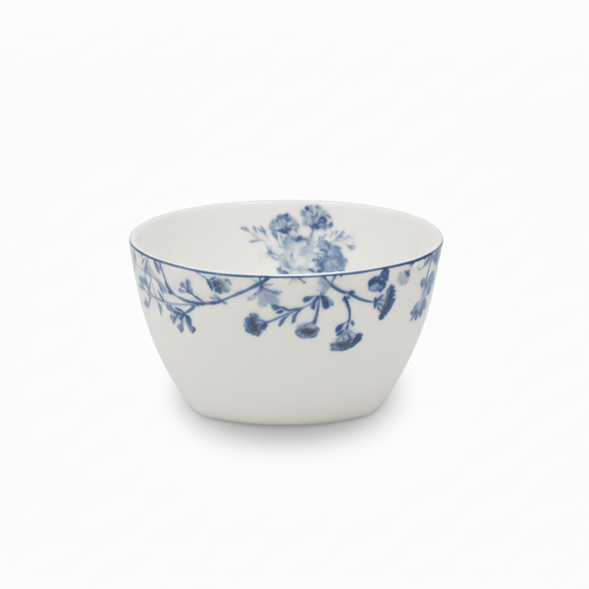 Wildflower Garden Blue Set of 6 Fruit Bowls