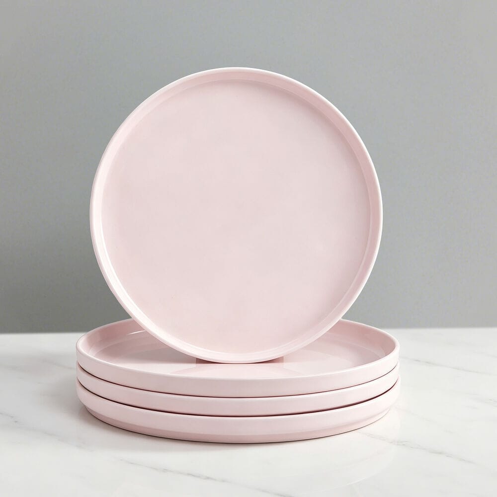 Madison Pink Set of 4 Dinner Plates