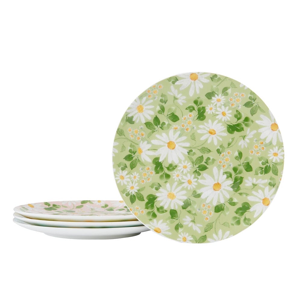 Pastel Petals Set of 4 Salad Plates