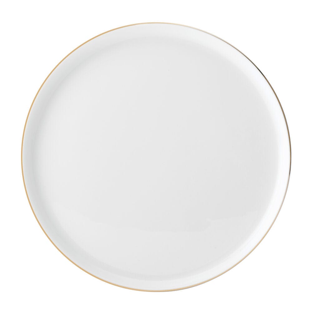 Samantha Gold Rim 12 Piece Dinnerware Set, Service for 4