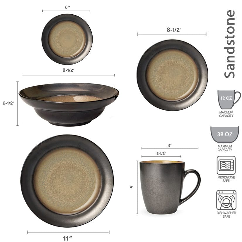 Sandstone Dinnerware Set