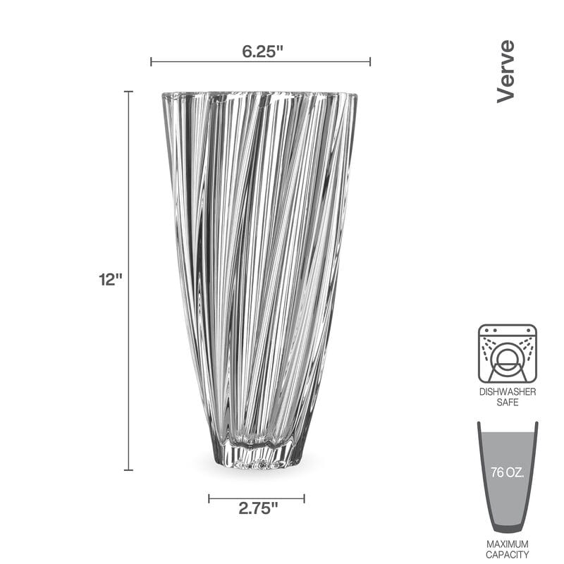 Verve Crystal Vase