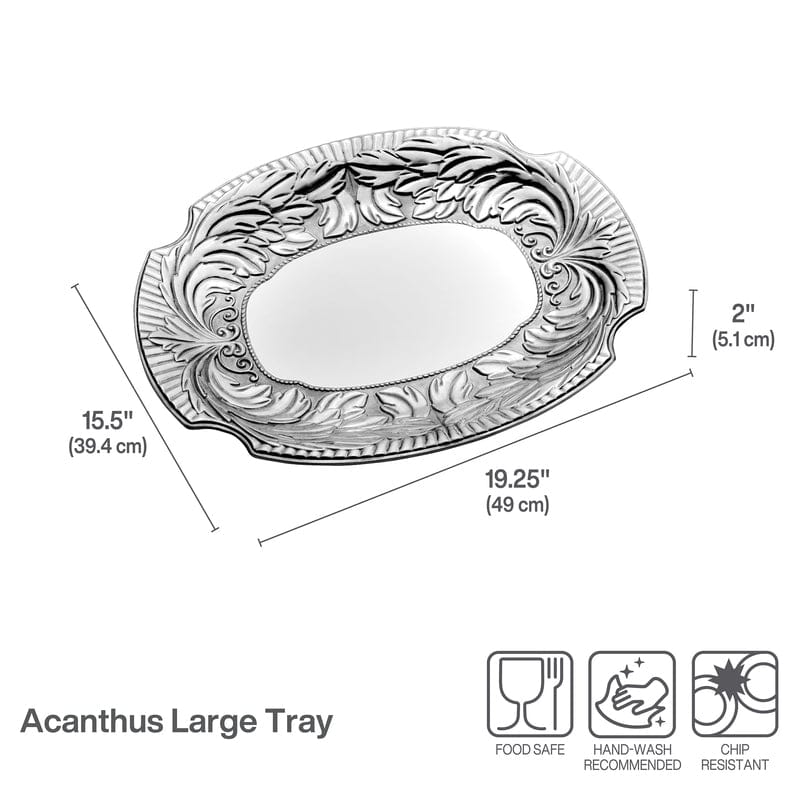 Acanthus Large Oval Tray
