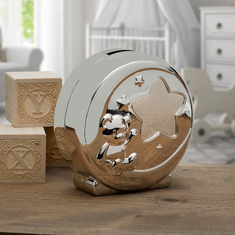 Baby Twinkle Star Nickelplate Coin Bank