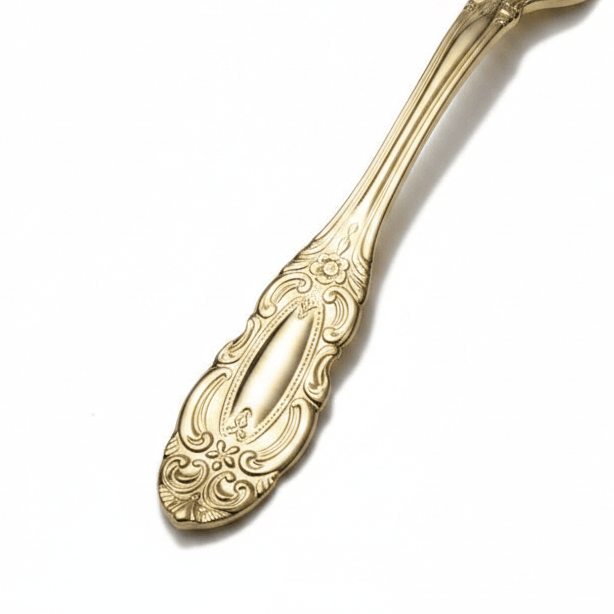 Wallace Duchess 24 Karat Gold Plated 65 Piece Flatware Set, Service for 12