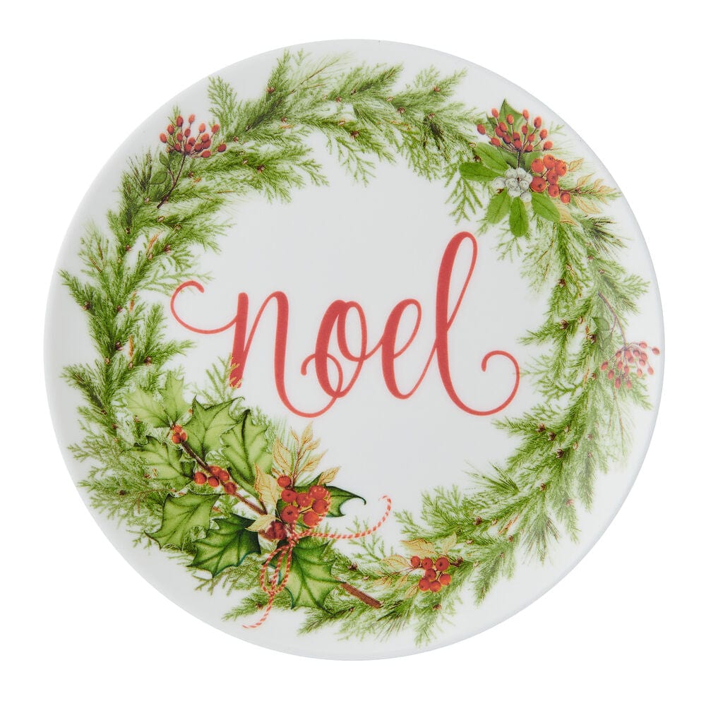 Festive Garland Set of 6 Appetizer Plates