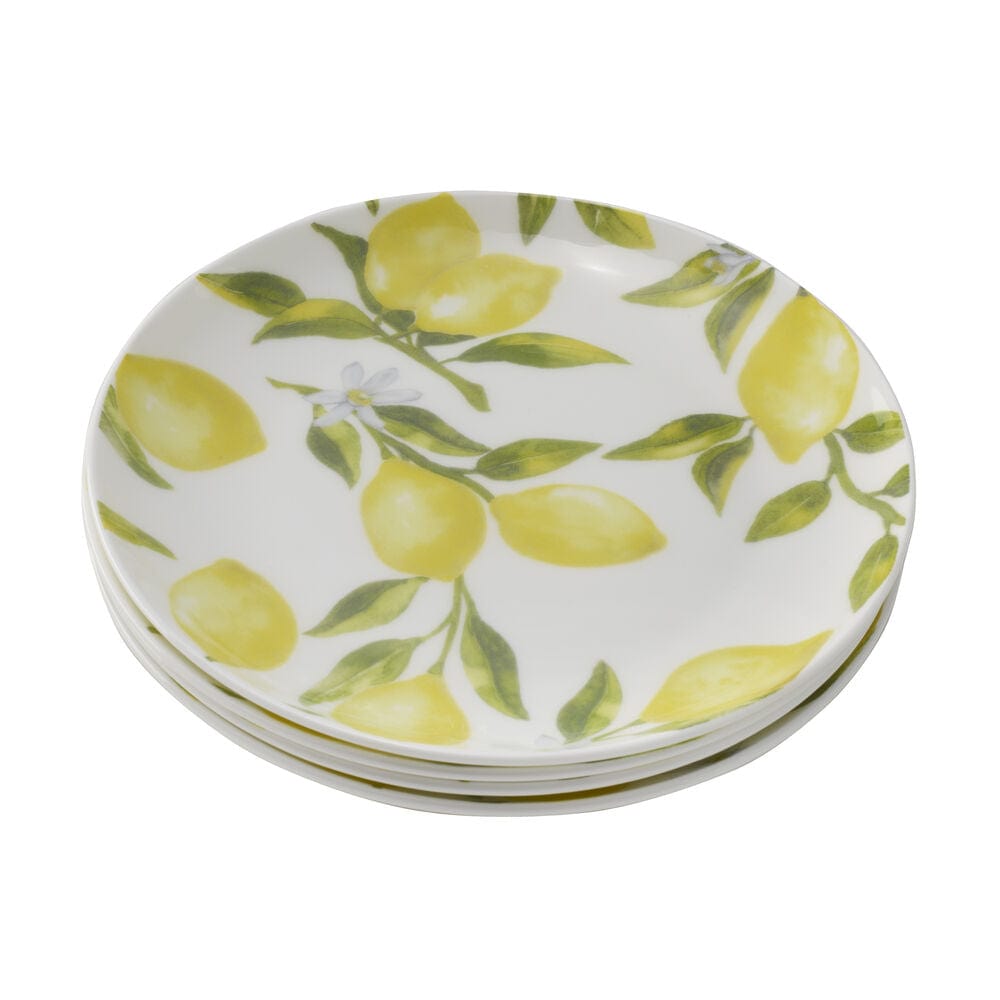 Lemons Set of 4 Appetizer Plates
