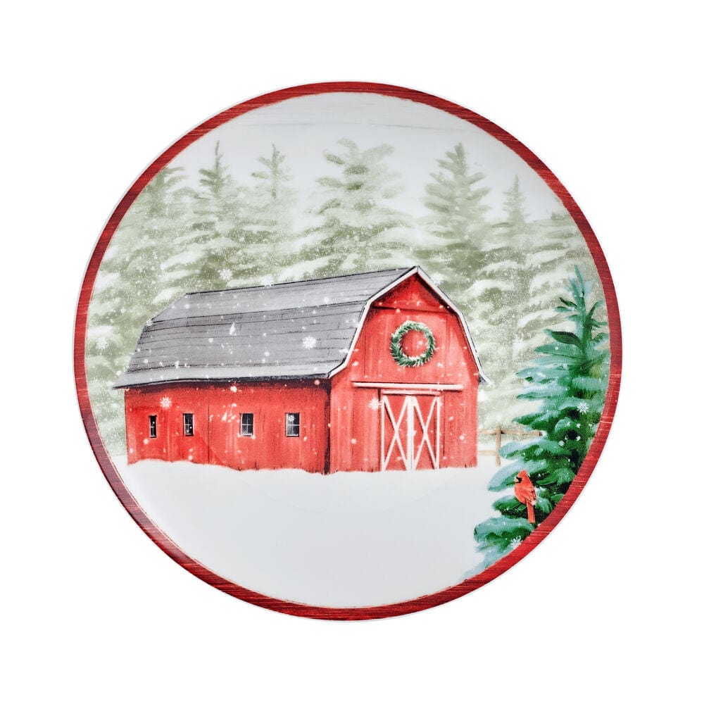 Countryside Christmas Set of 4 Salad Plates