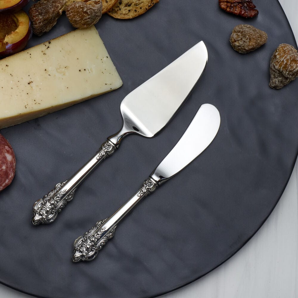 Grande Baroque Sterling 2 Piece Cheese Set