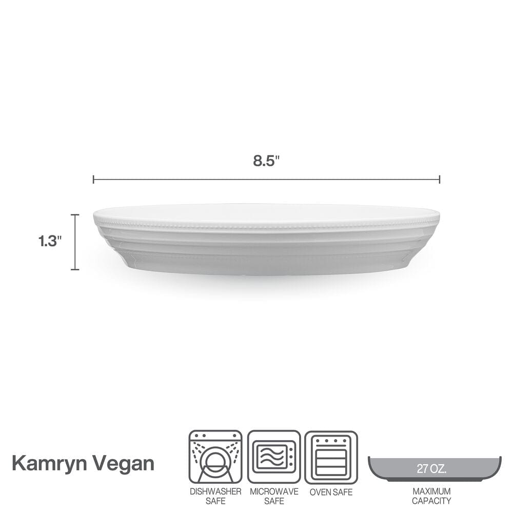 Kamryn Vegan Bone™ Set of 4 Pasta Bowls