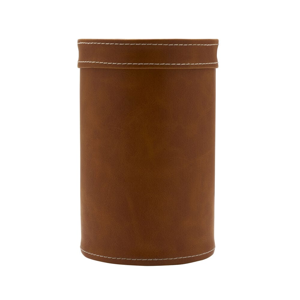 Faux Leather Stitched Wine Cooler
