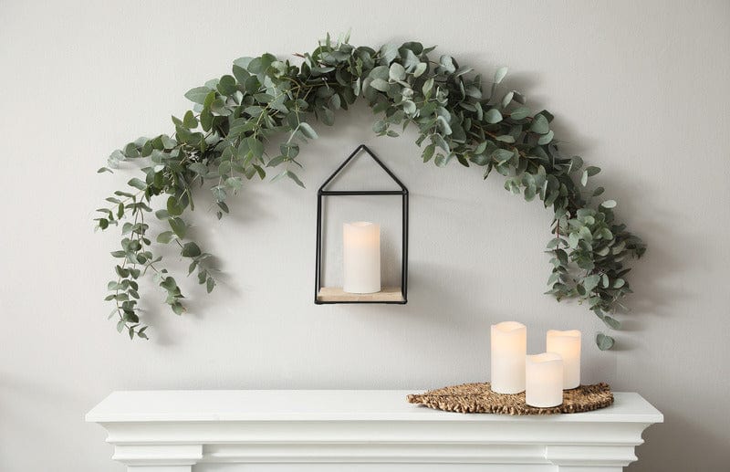 Flameless Set of 5 Wave Pillar LED Candles with Remote