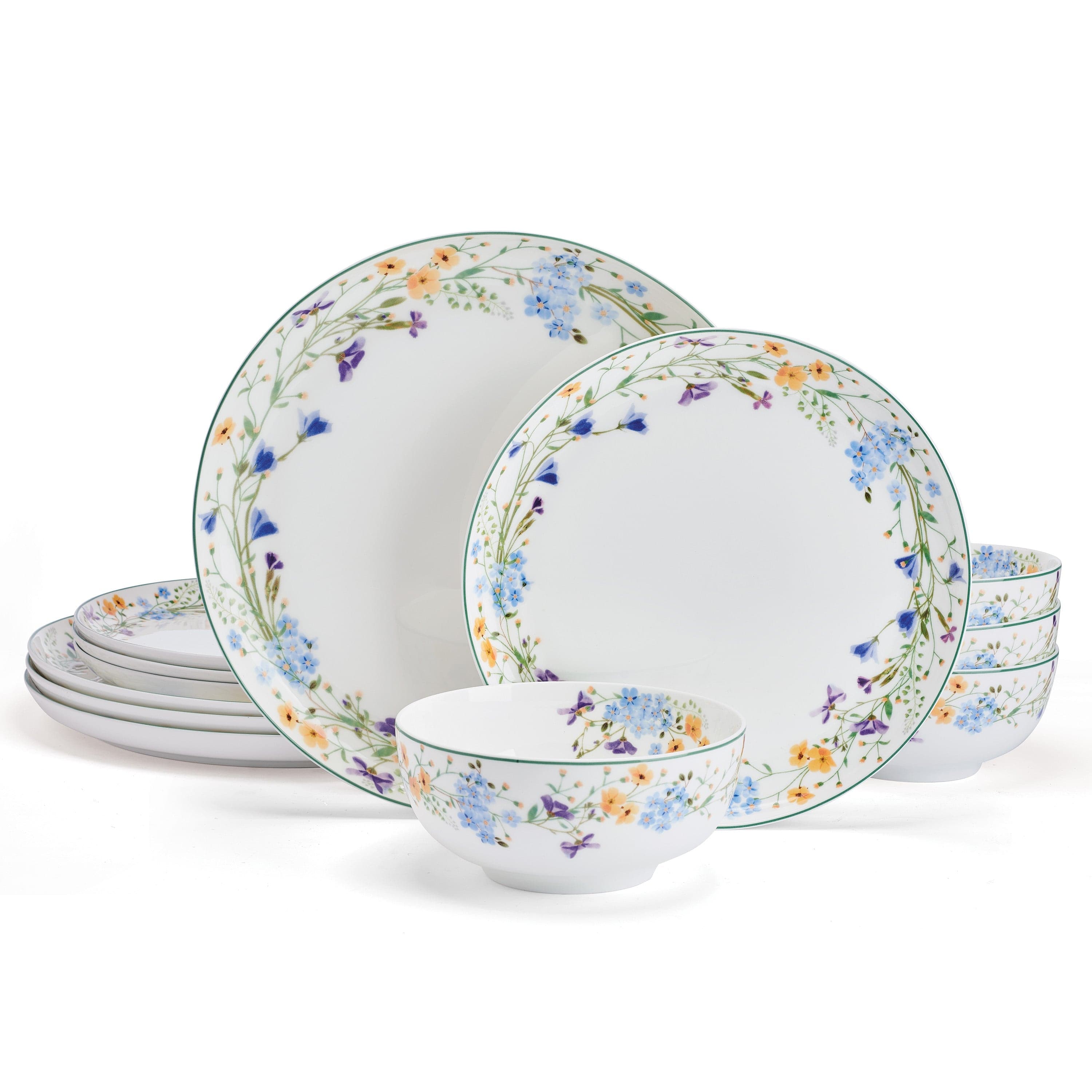Quinn 12 Piece Dinnerware Set, Service for 4