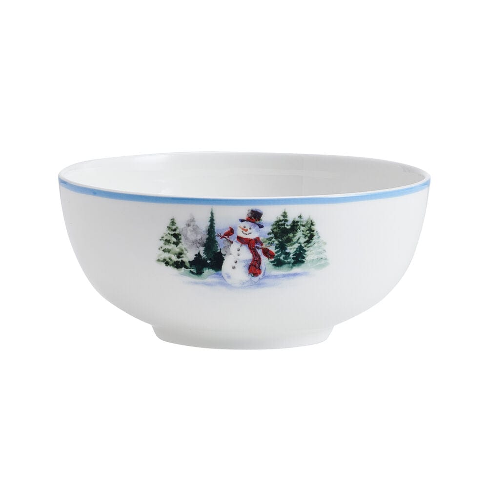 Snowman Forest 12 Piece Dinnerware Set, Service For 4