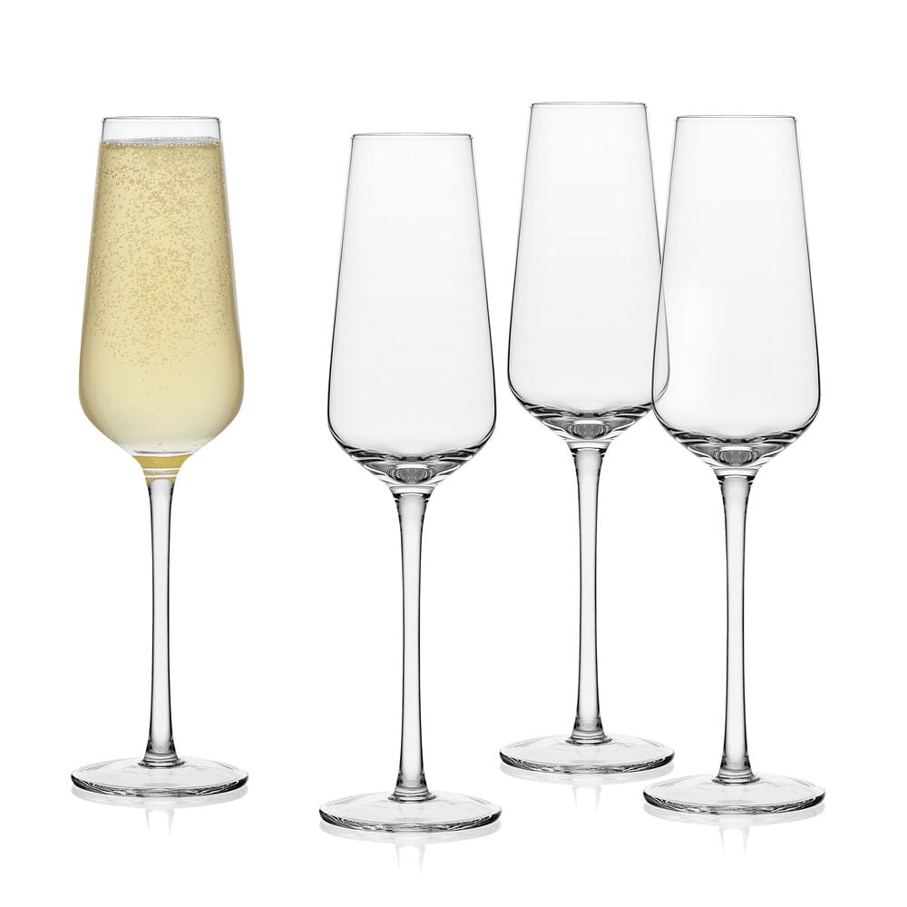 Samantha Set of 4 Flute Glasses