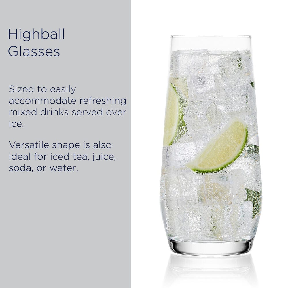 Samantha Set of 4 Highball Glasses