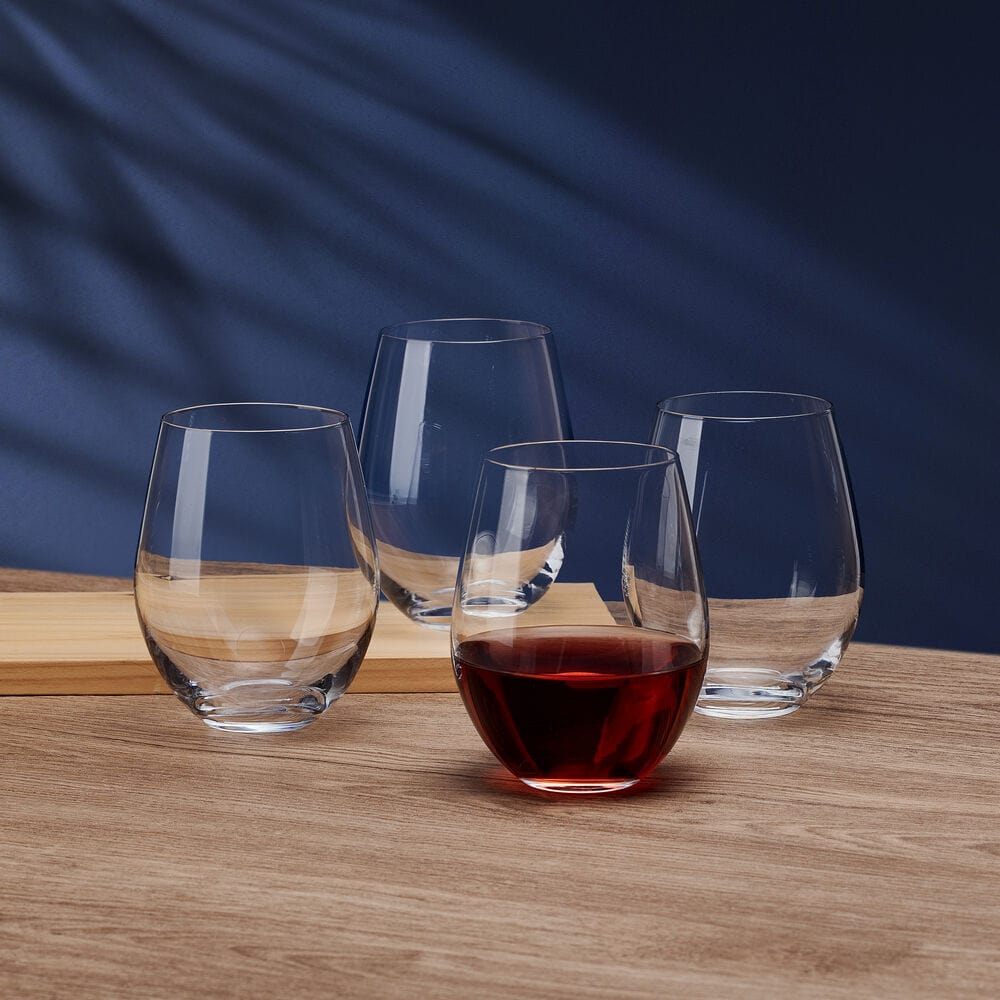 Samantha Set of 4 Stemless Wine Glasses