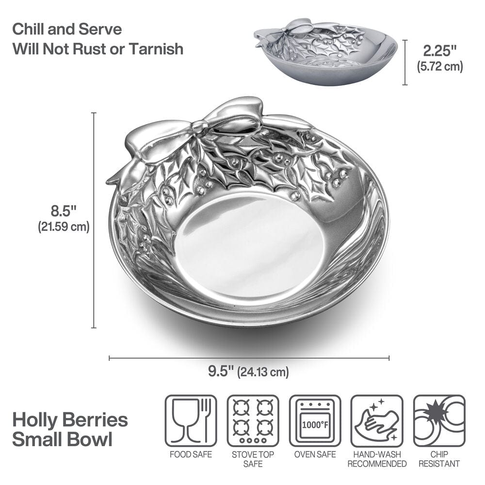 Holly Berries Small Bowl