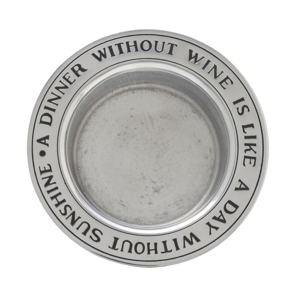 A Dinner Without Wine Bottle Coaster