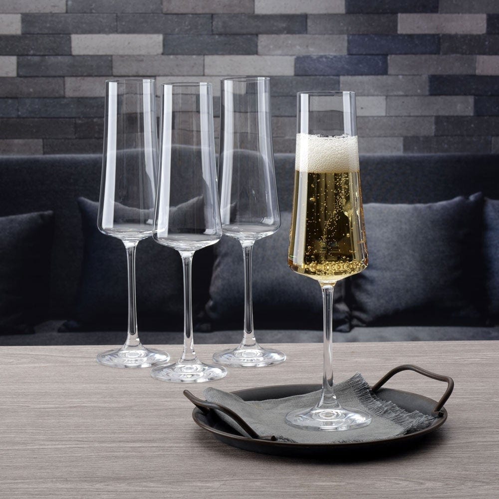 Aline Set of 4 Flute Glasses