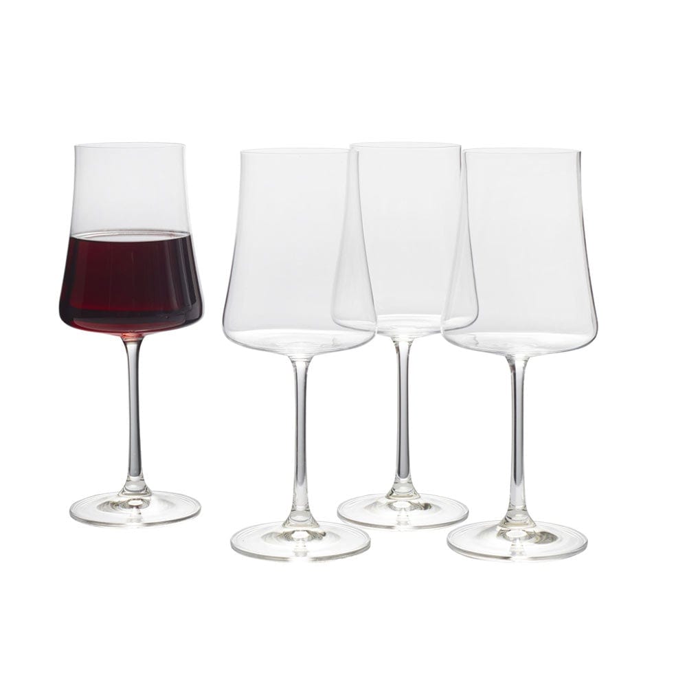 Grace Set of 4 Bordeaux Red Wine Glasses – Mikasa