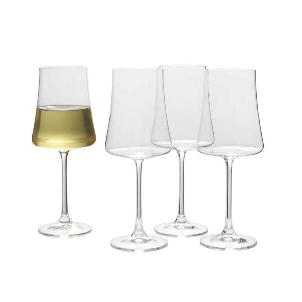 Pure Set of 4 White Wine Glasses
