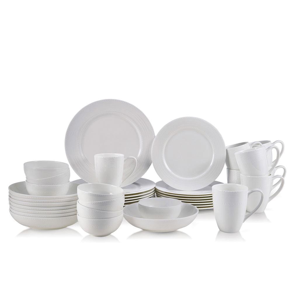 Annabel 40 Piece Dinnerware Set, Service for 8