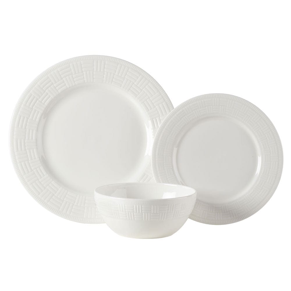 Ashlyn Vegan Bone™ 12 Piece Dinnerware Set, Service for 4
