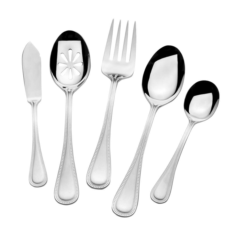 Beaded Antique 45 Piece Flatware Set