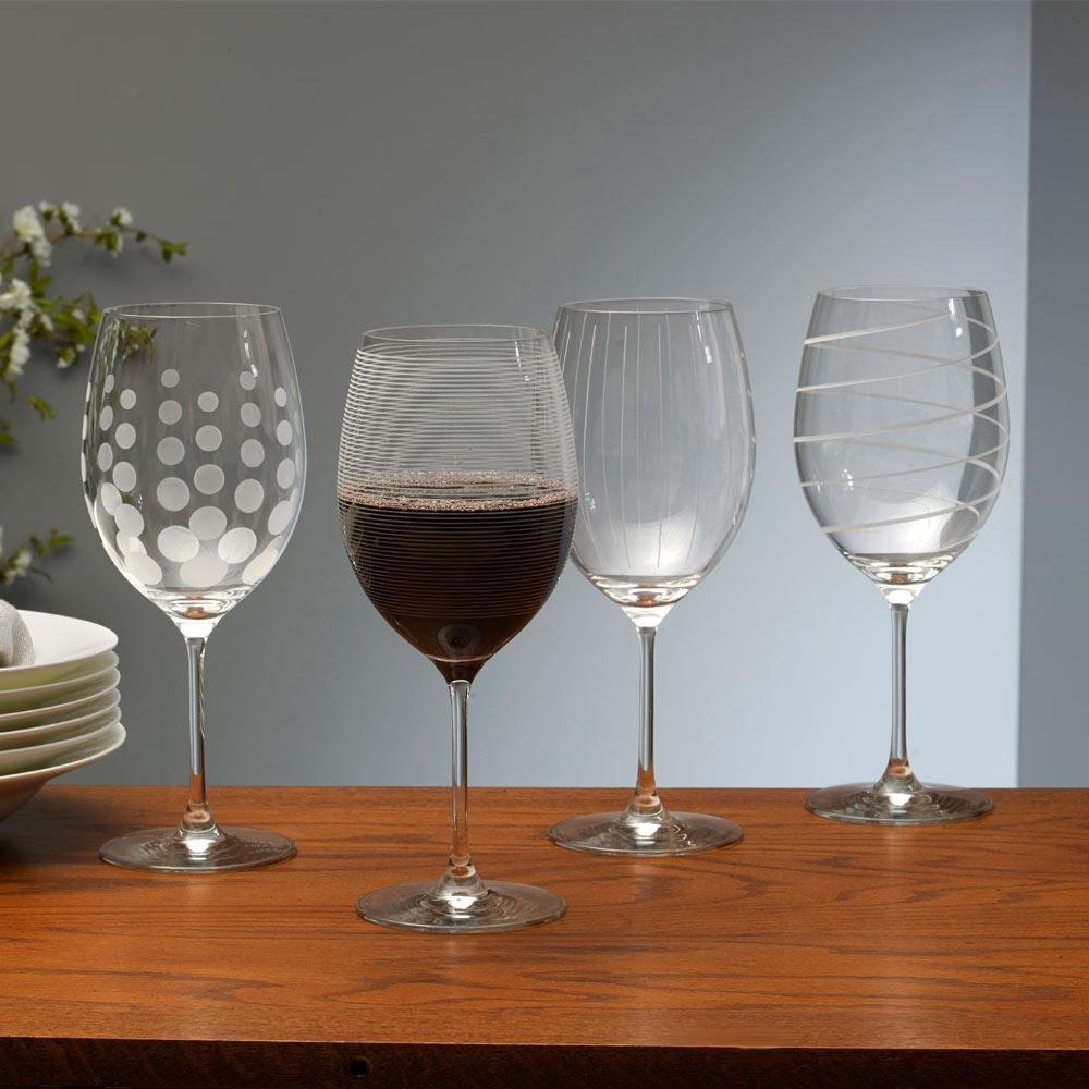Mikasa Cheers Set Of 4 Martini Glasses