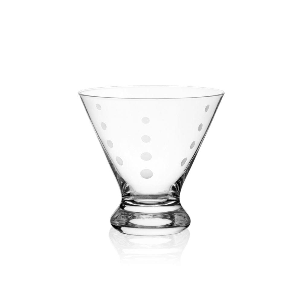 Cheers® Set of 4 Stemless Martini Glasses