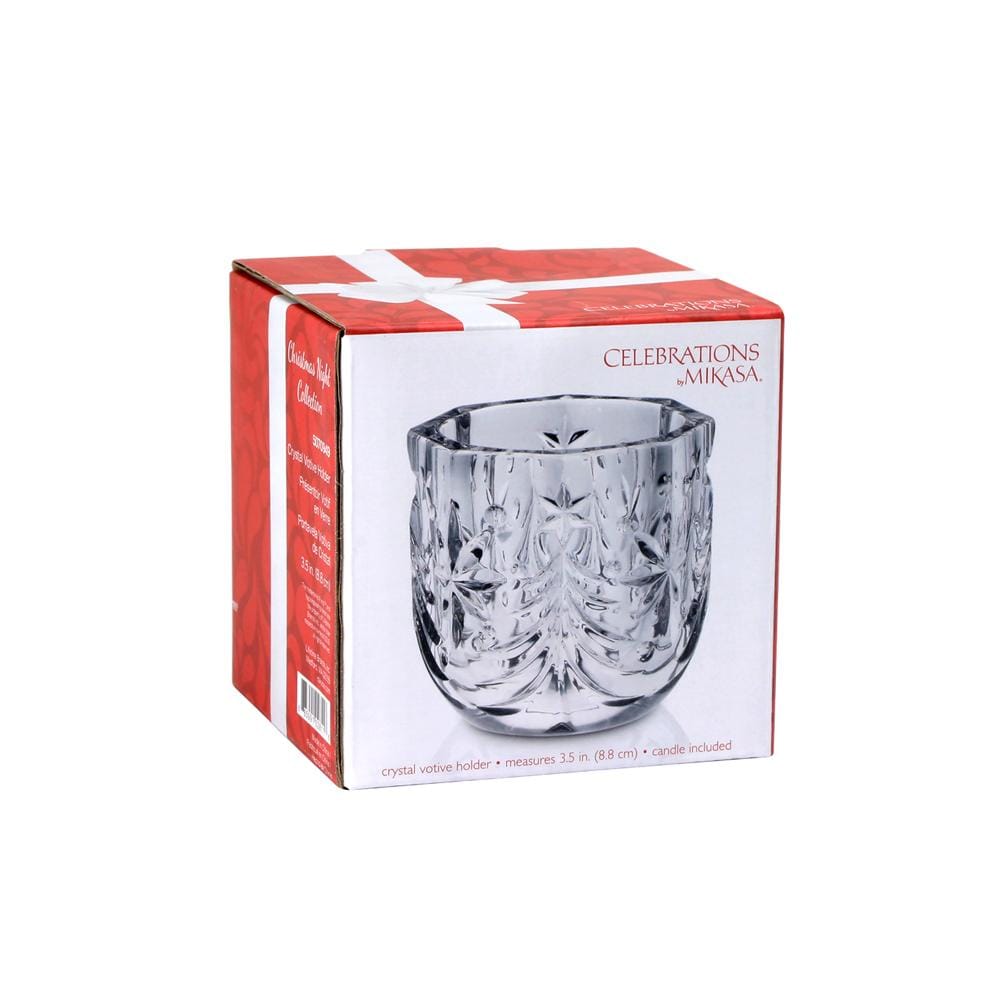 Christmas Night Glass Votive