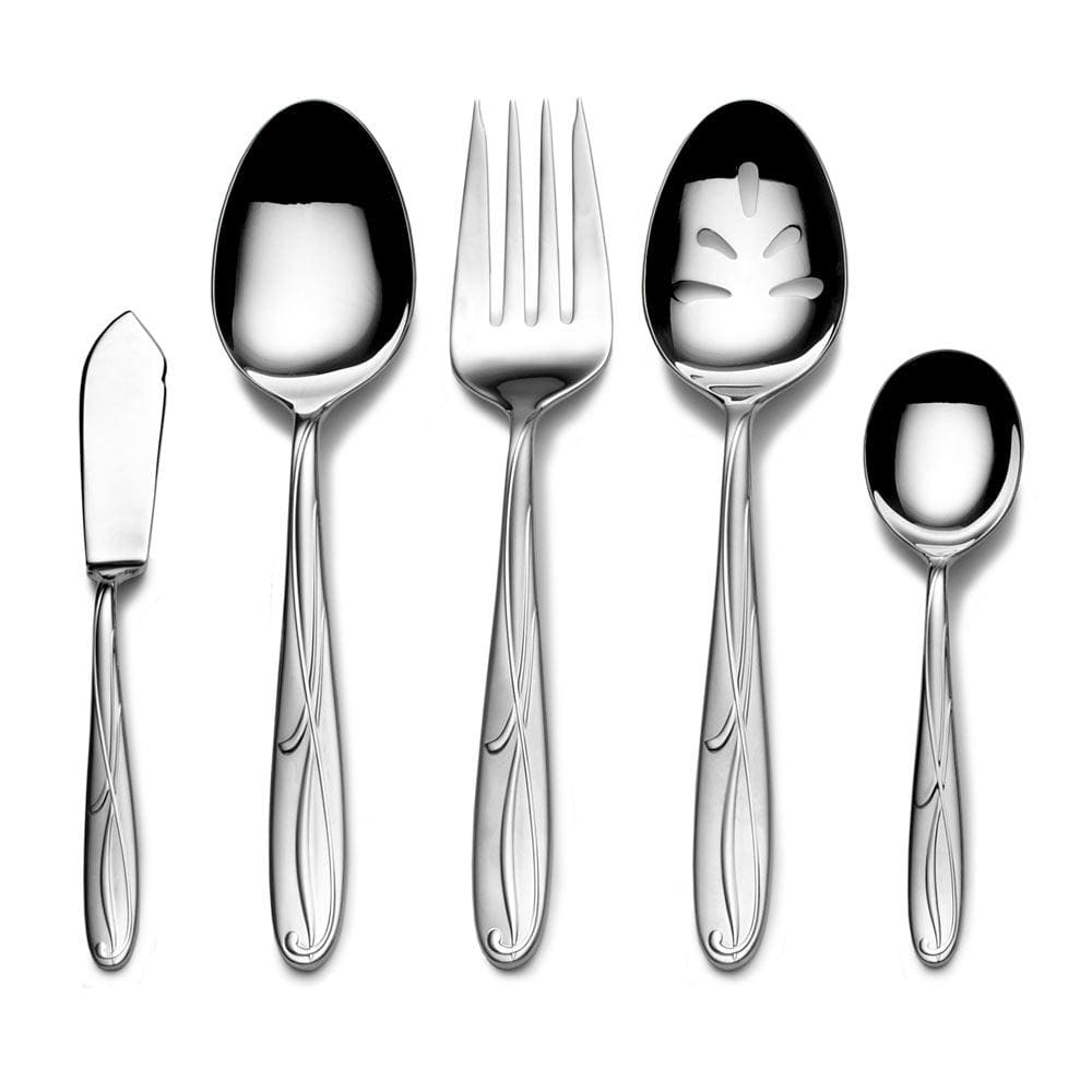 Cocoa Blossom 65 Piece Flatware Set, Service for 12