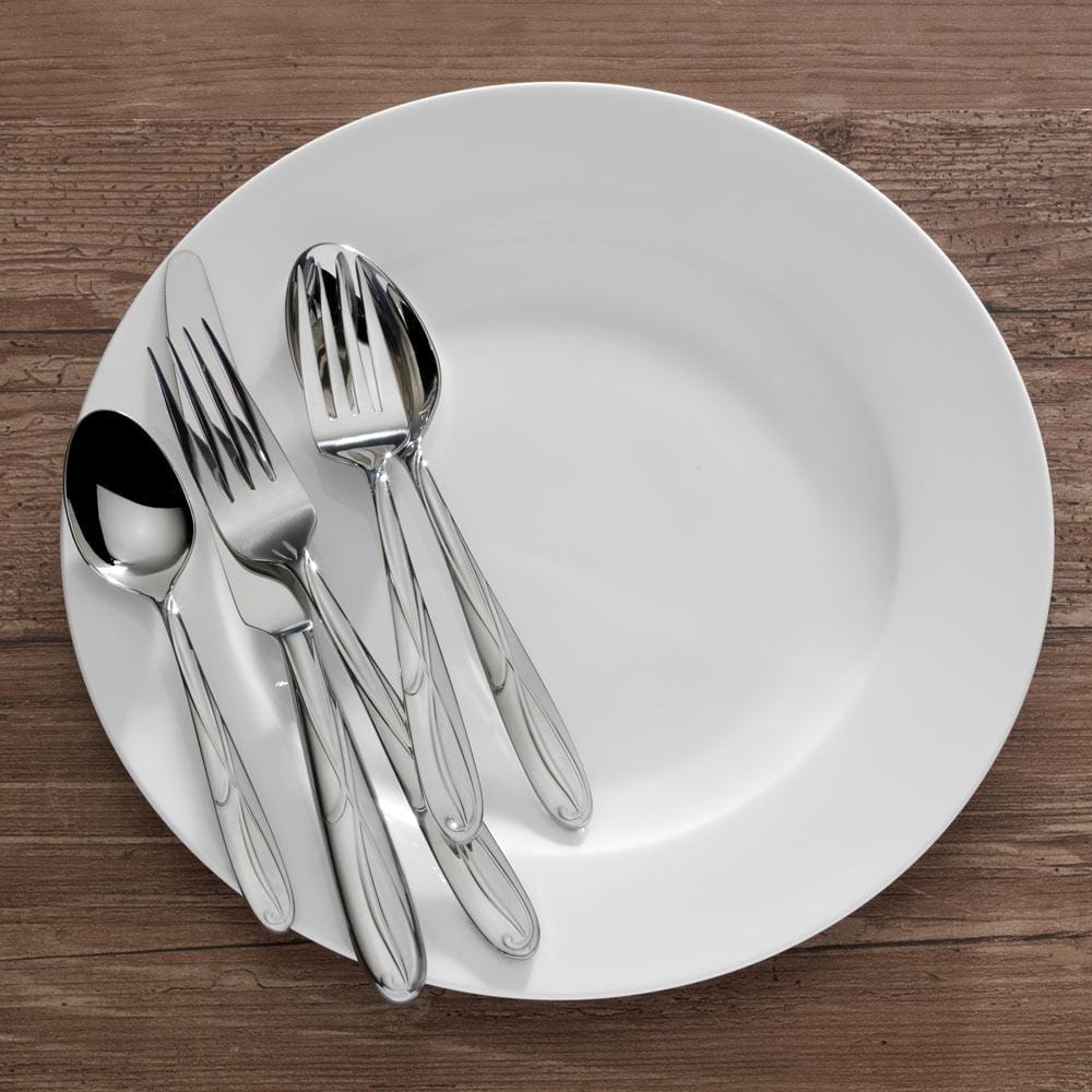 Cocoa Blossom 65 Piece Flatware Set, Service for 12