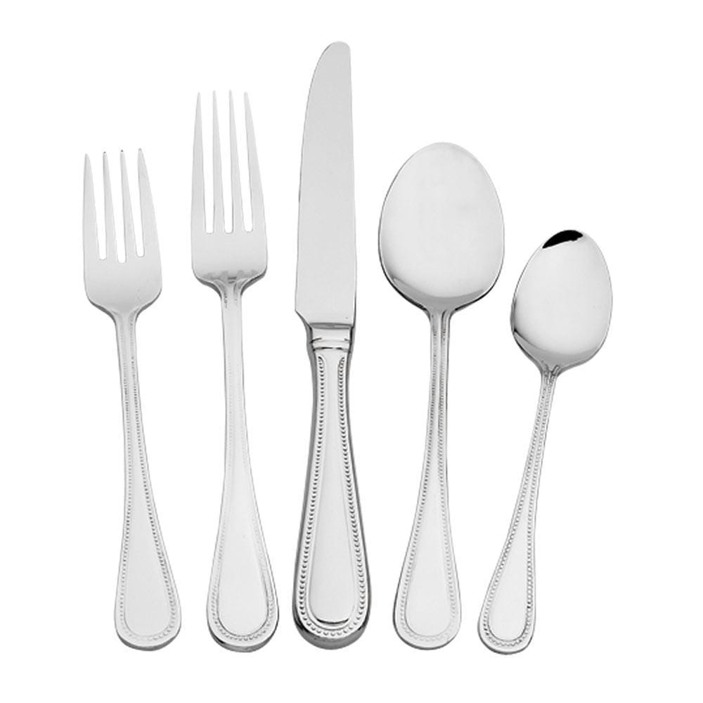 Continental Bead 65 Piece Flatware Set, Service for 12