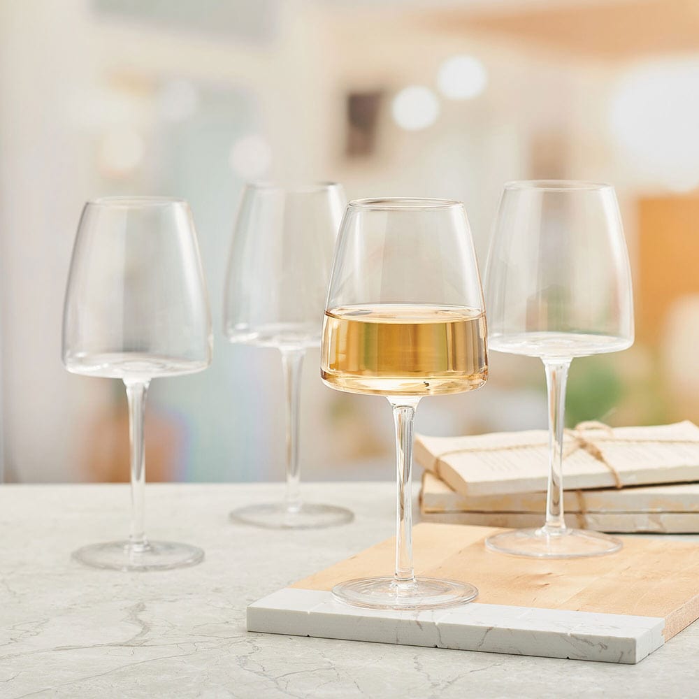 Cora Set of 4 White Wine Glasses