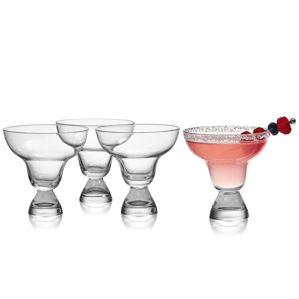 Craft Cocktail Set of 4 Stemless Margarita Glasses