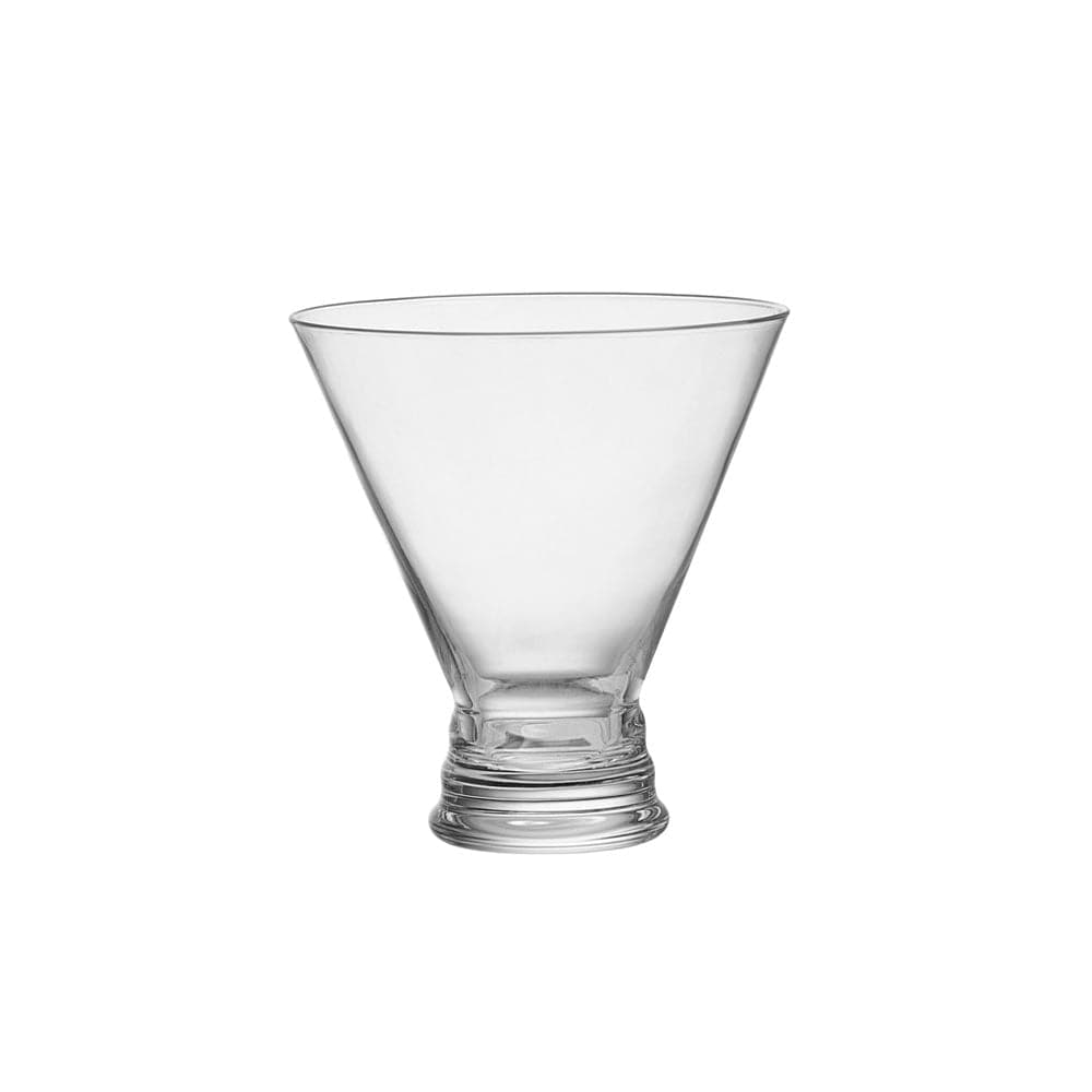 Craft Cocktail Set of 4 Stemless Martini Glasses
