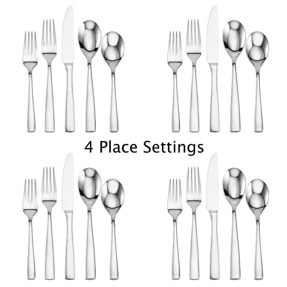 Delano Forged 20 Piece Flatware Set, Service for 4