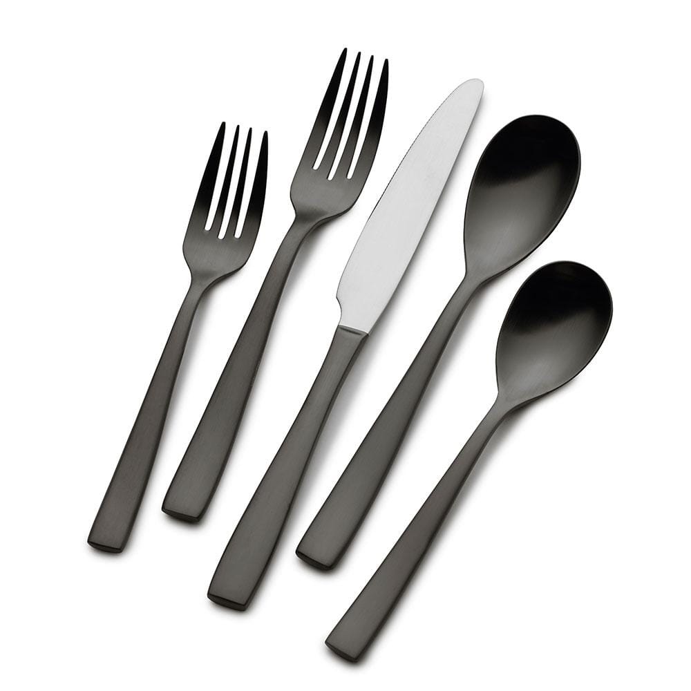Sagler 20-Piece Flatware Set - heavy duty flatware sets - 18/10 Stainless  Steel silverware sets - Set for 4