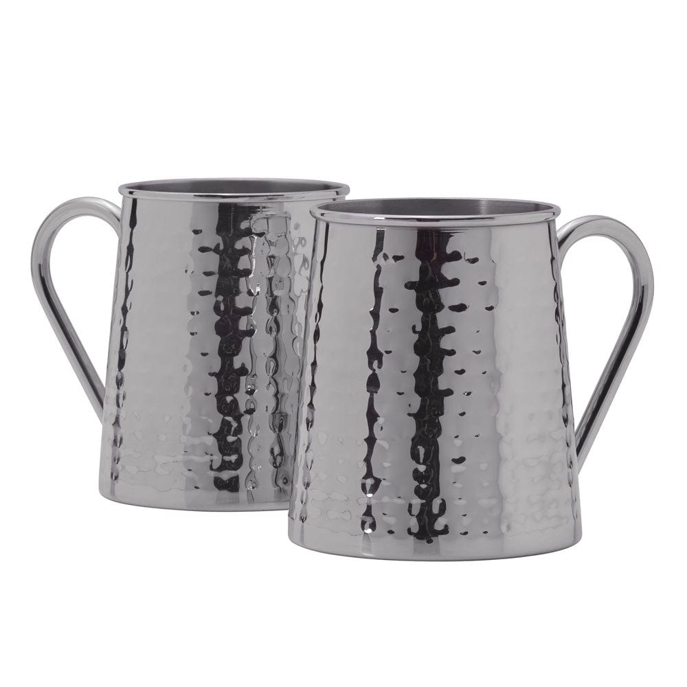 Drew and Jonathan Stainless Hammered Set of 2 Beer Mugs – Mikasa