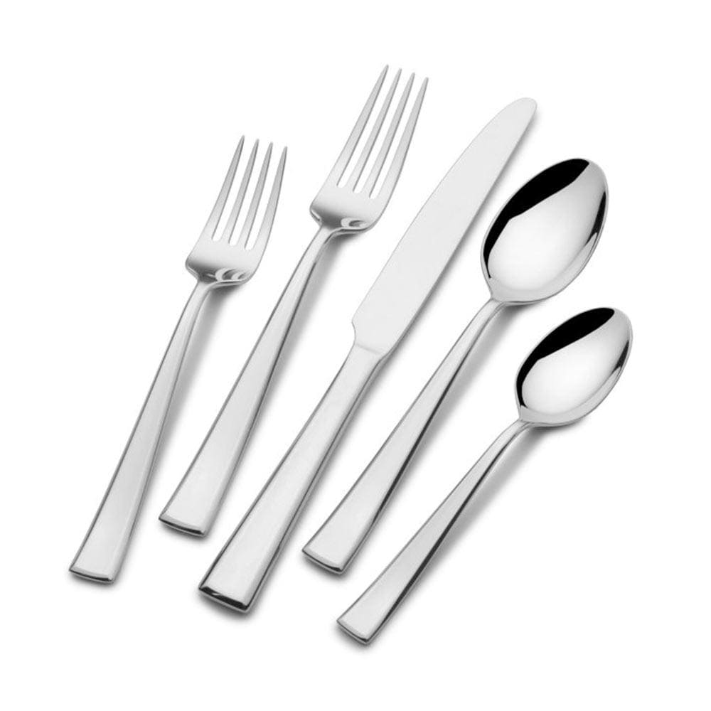 Essex Satin 65 Piece Flatware Set, Service for 12