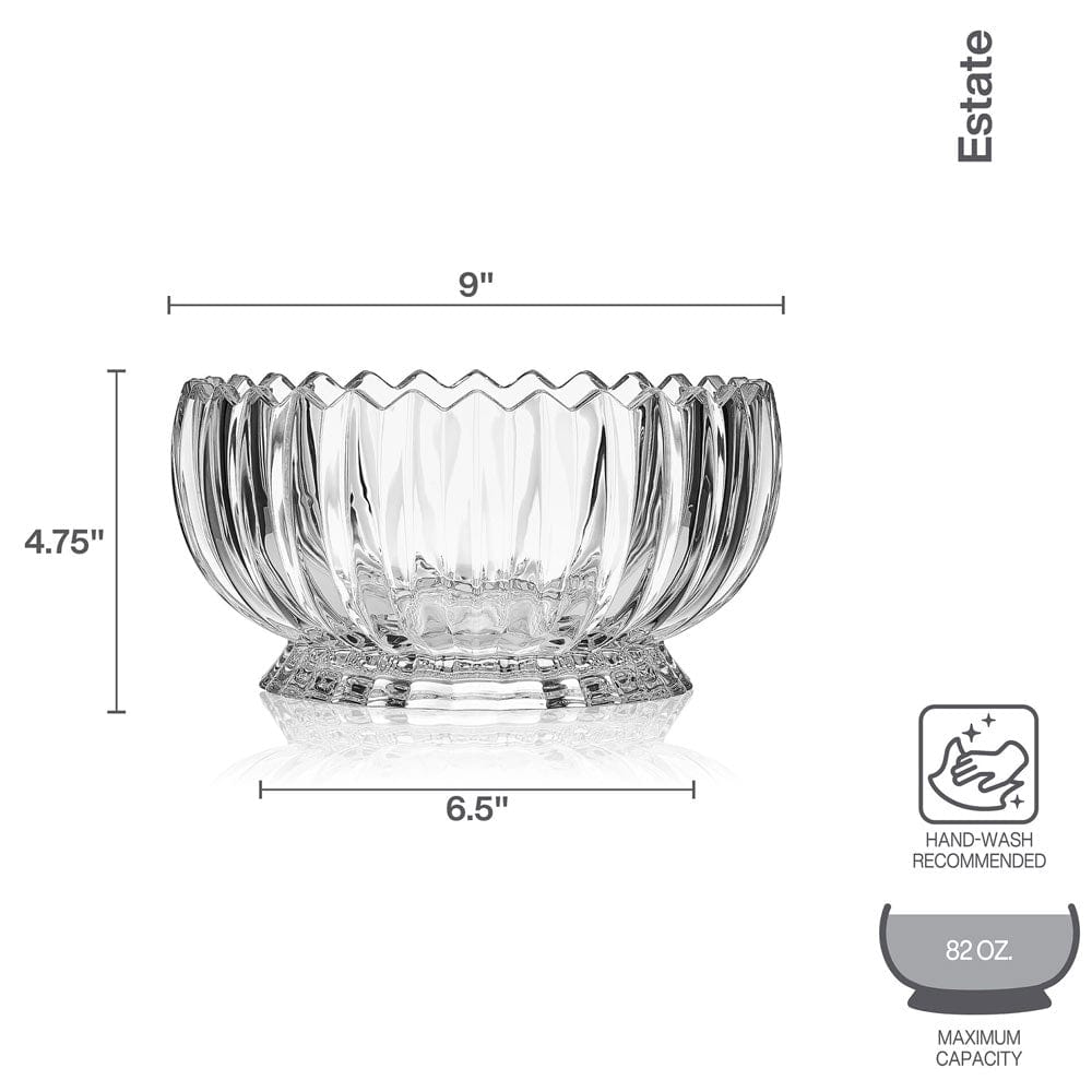 Estate Crystal Centerpiece Bowl